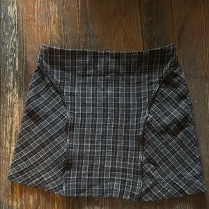 Urban Outfitters Black and Gray Mini Pencil Skirt